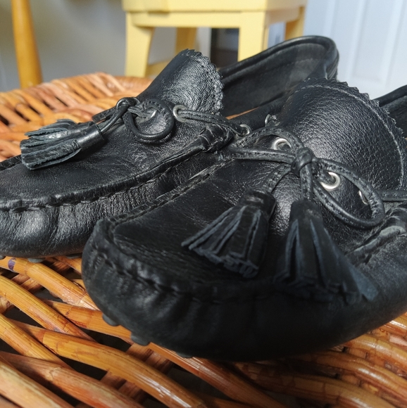 Coach Black Loafers with Tassel - Picture 6 of 6